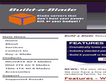 Tablet Screenshot of buildablade.com